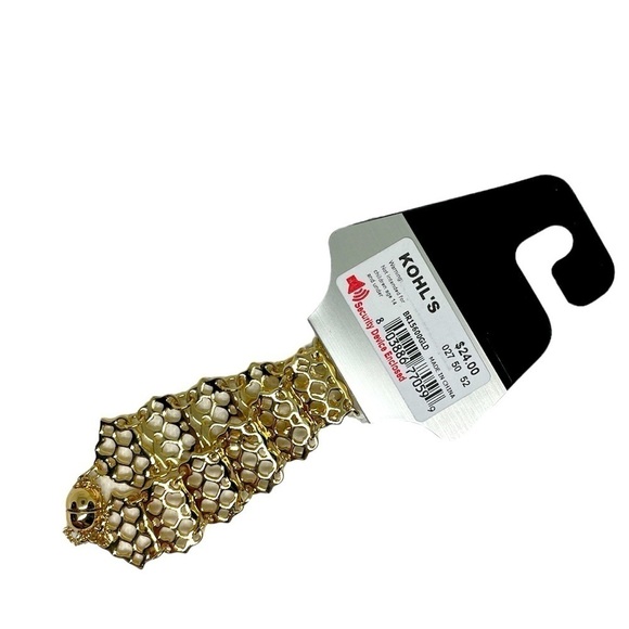 APT.9 Filigree Goldtone Bracelet 6” Magnetic Closure NWT - Picture 4 of 4